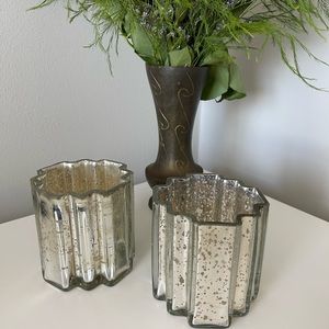 West elm mercury glass tea light votives